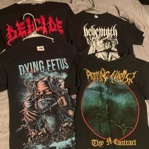 EUC black / death metal t-shirt lot